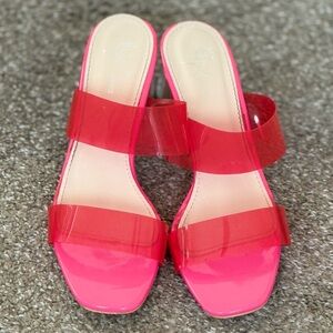 Stylish Pink Women's Sandal Heels